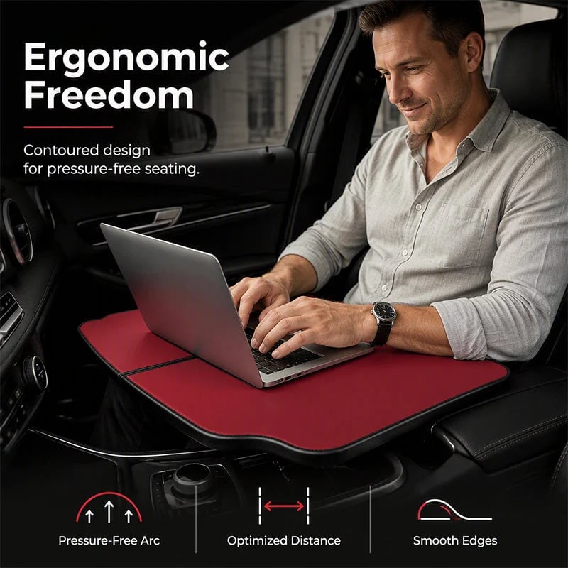 🎉 💥NEW HOT SALE💥Foldable Car Steering Wheel Desk and Dining Tray for Laptop Work