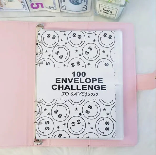 🔥LAST DAY 49% OFF - 🤑✉️100 Envelope Savings Challenge Book
