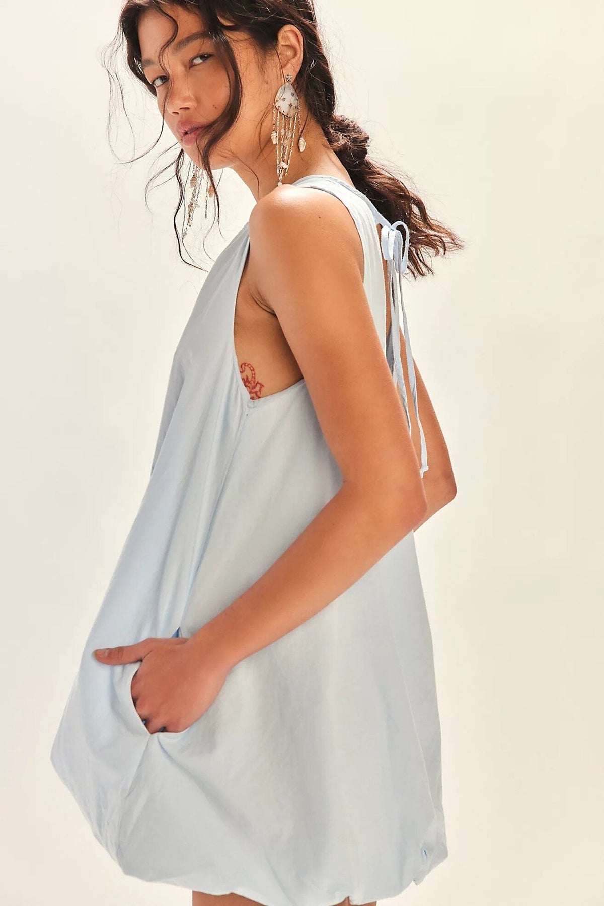 Strutting Bubble Mini Dress(Buy 2 Free Shipping)
