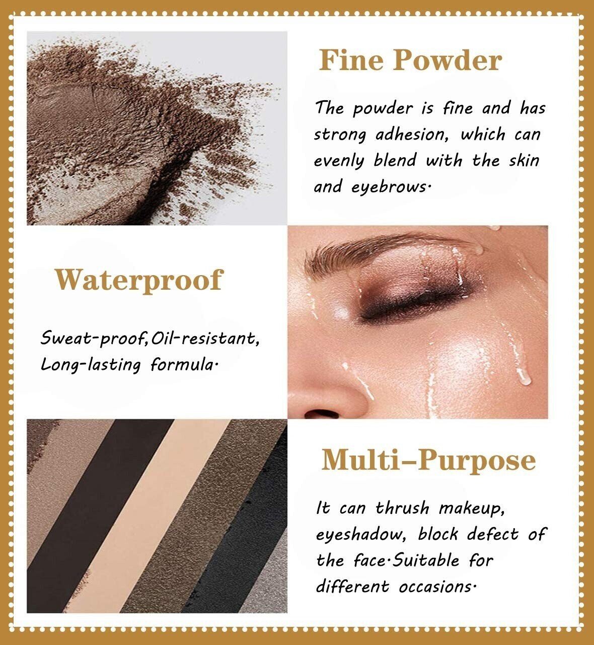 (Summer Hot Sale - 47% OFF)2 in 1 Double Colors Eyebrow Powder(Buy 3 Free Shipping)
