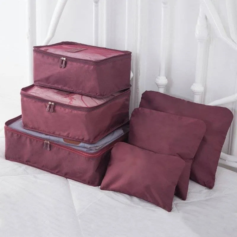 ✈6 pieces portable luggage packing cubes🧳Buy 3 FREE SHIPPING🚗