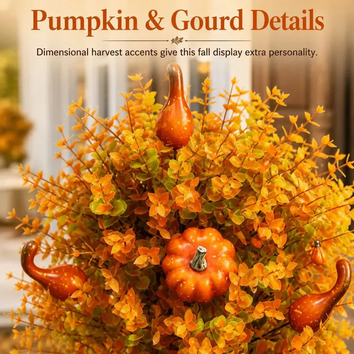🔥HOT SALE🔥  Artificial Fall Pumpkin Tree Stakes