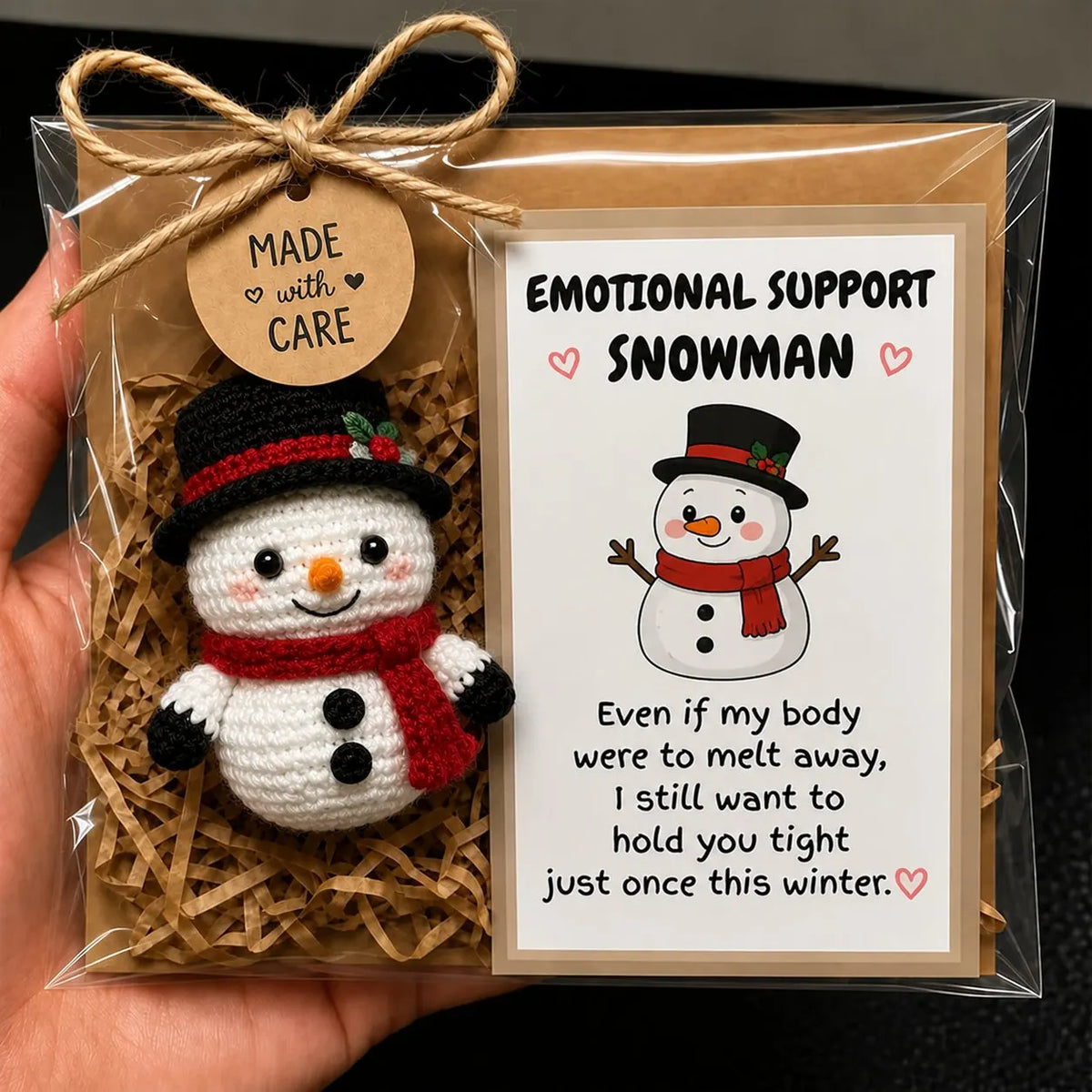 🔥Last Day 50% OFF 🎁💕 Handmade Christmas Therapy Plush Crew🎄✨