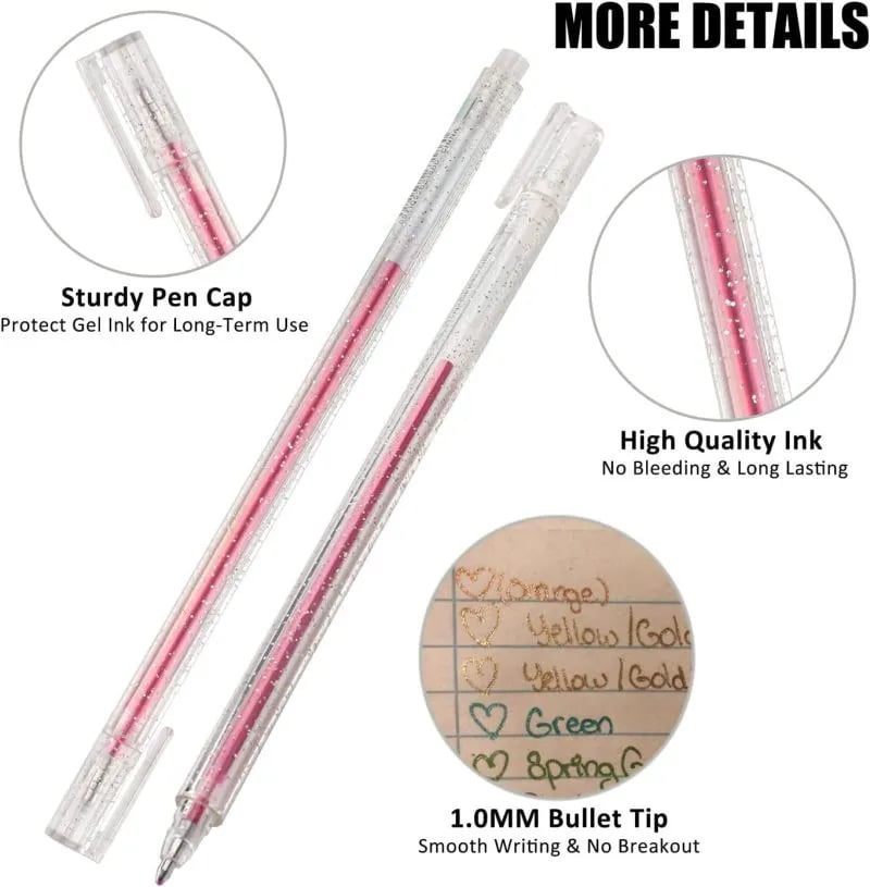 🔥 HOT SALE 🔥🎨🎁 Glitter Gel Pen Set