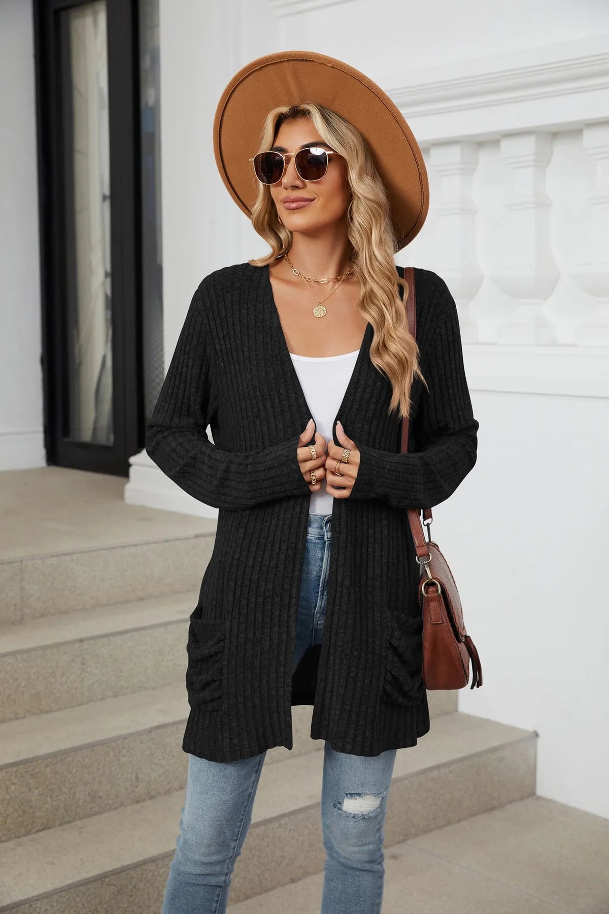 Cozy Autumn Ribbed Cardigan (Buy 2 Free Shipping)