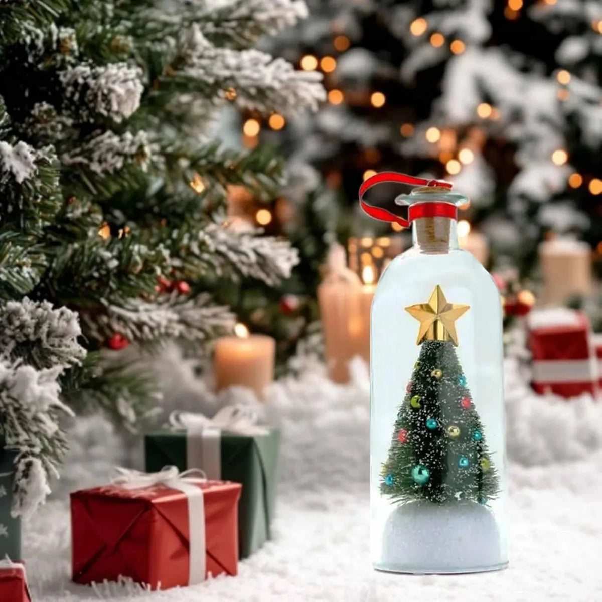 Christmas Tree Message Bottle – A Heartfelt Voice Keepsake Gift for Family & Loved Ones