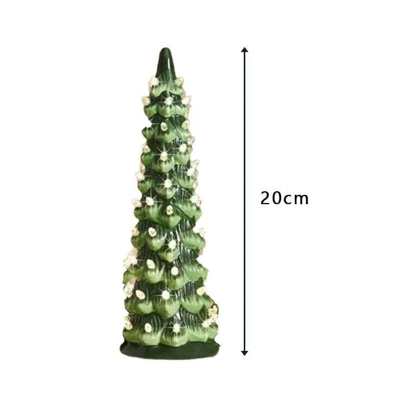🎉🎄Retro Hand-Painted Tabletop Christmas Trees