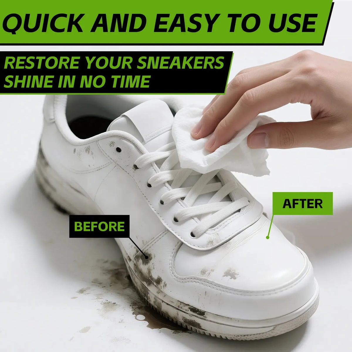 🔥HOT SALE🔥👟 Foam Shoe Cleaning Kit – Sneaker Cleaner With Brush & Microfiber Towel ✨