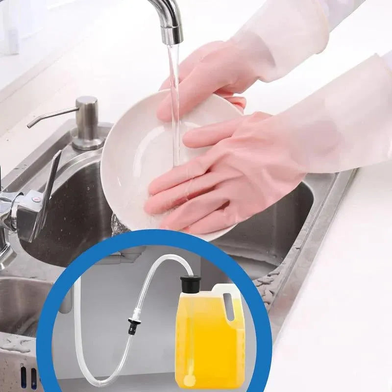 🔥HOT SALE🔥✨ Sink Soap Dispenser Extension Tube Kit – Connects to Bulk Containers, Smooth Pump, Universal Fit 🚰