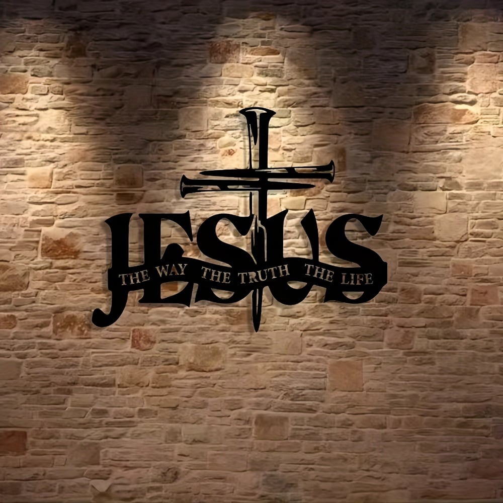 Jesus & Cross Design Wall Art - ⌛Limited Handmade Series