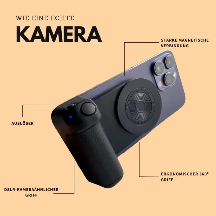 🔥HOT SALE🔥LAST DAY 49% OFF - PhotoKlick Kamera Griff