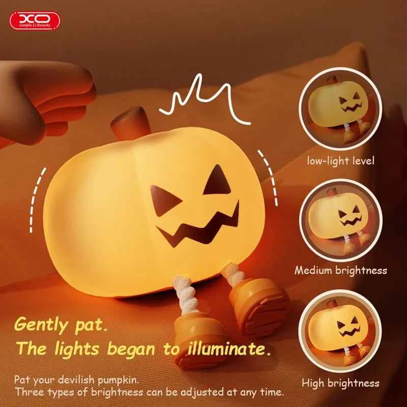 🎃 Light Up Your Halloween✨ Ultimate Pumpkin Night Light - For Cozy, Festive Atmosphere All Night Long!