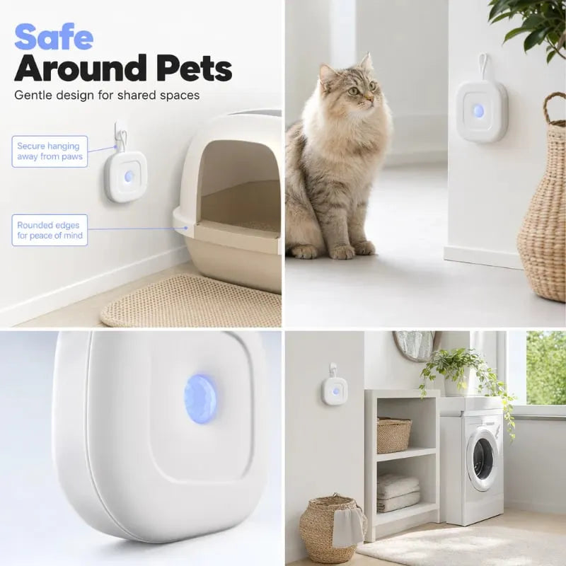 🔥 HOT SALE 🔥Smart Pet Odor Eliminator with Hanging Strap