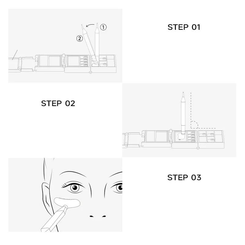 🔥HOT SALE🔥3-in-1 Kit: Eyeliner and Lower Lash Stamp