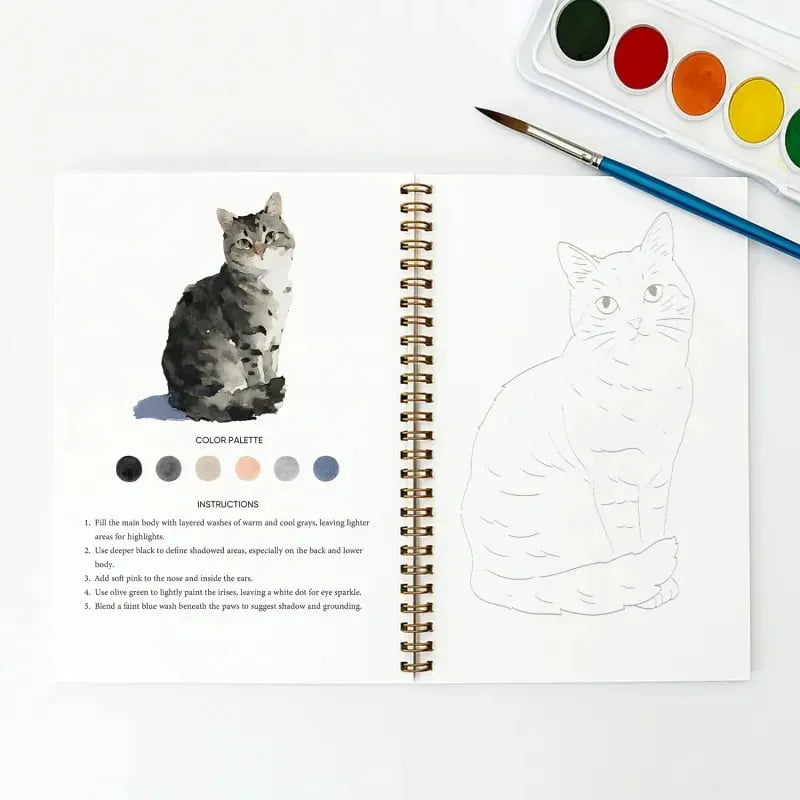 Watercolor Workbook 120 lb Recycled Paper