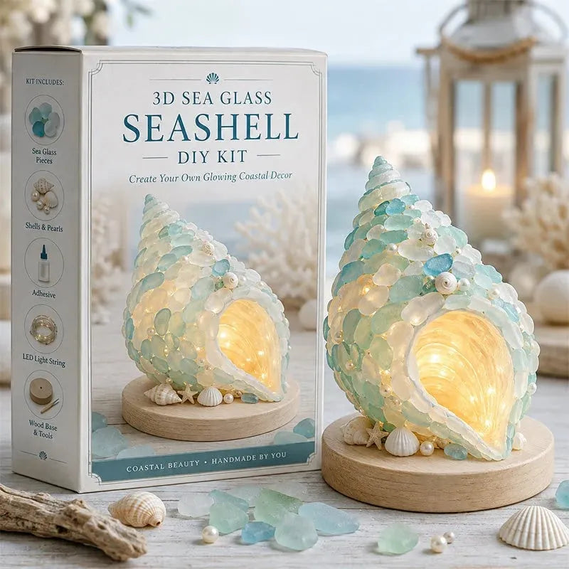 🎉 -DIY 3D Sea Glass Art Kit🌊✨