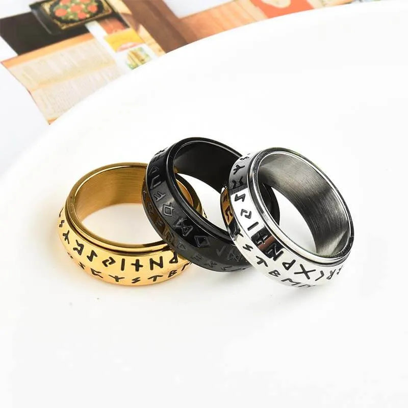 🔥LAST DAY 49% OFF - 💍Viking Rune Rotatable Ring