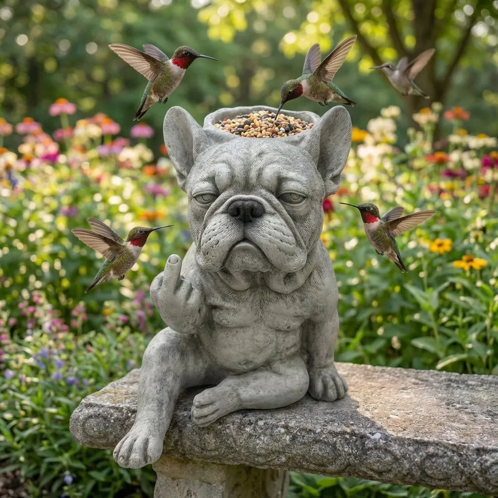Funny French Bulldog Planter – Your Plants Just Got Attitude 🌿🐶