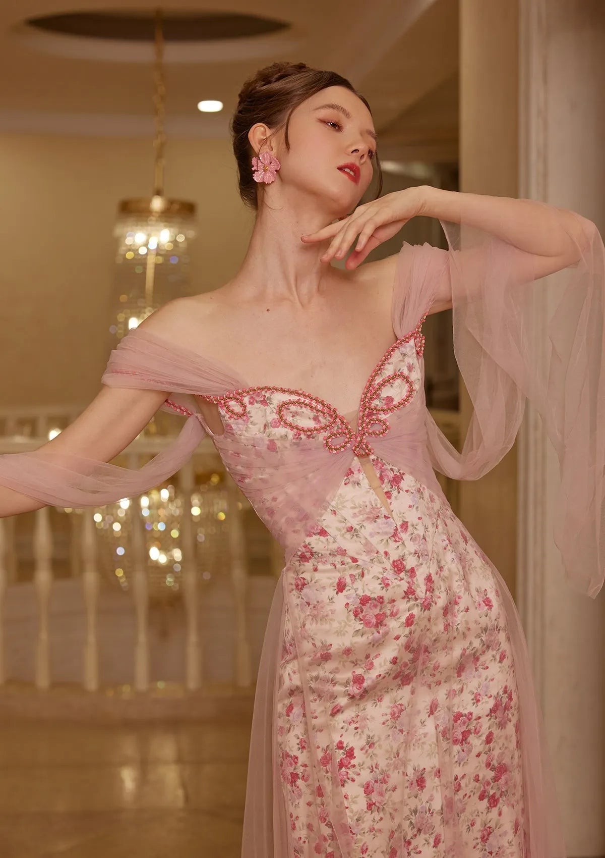 Floral Disc Fairy Corset Dress