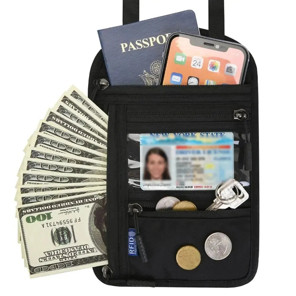 🔥HOT SALE🔥RFID Travel Neck Wallet Pouch