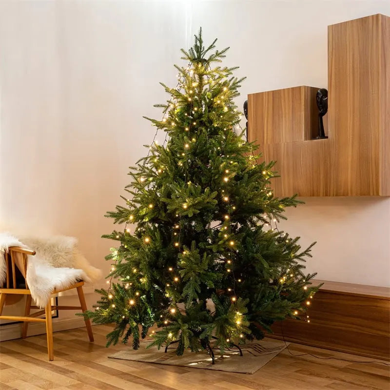Christmas Pre-sale SALE🎄Christmas Tree Waterfall Lights with Ring