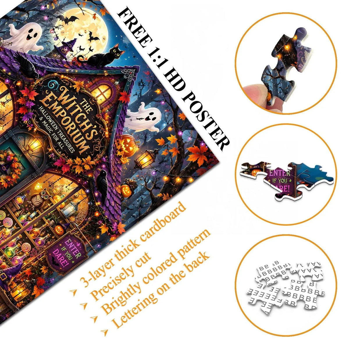 🧙🎃The Witch’s Emporium Jigsaw Puzzle 1000 Pieces