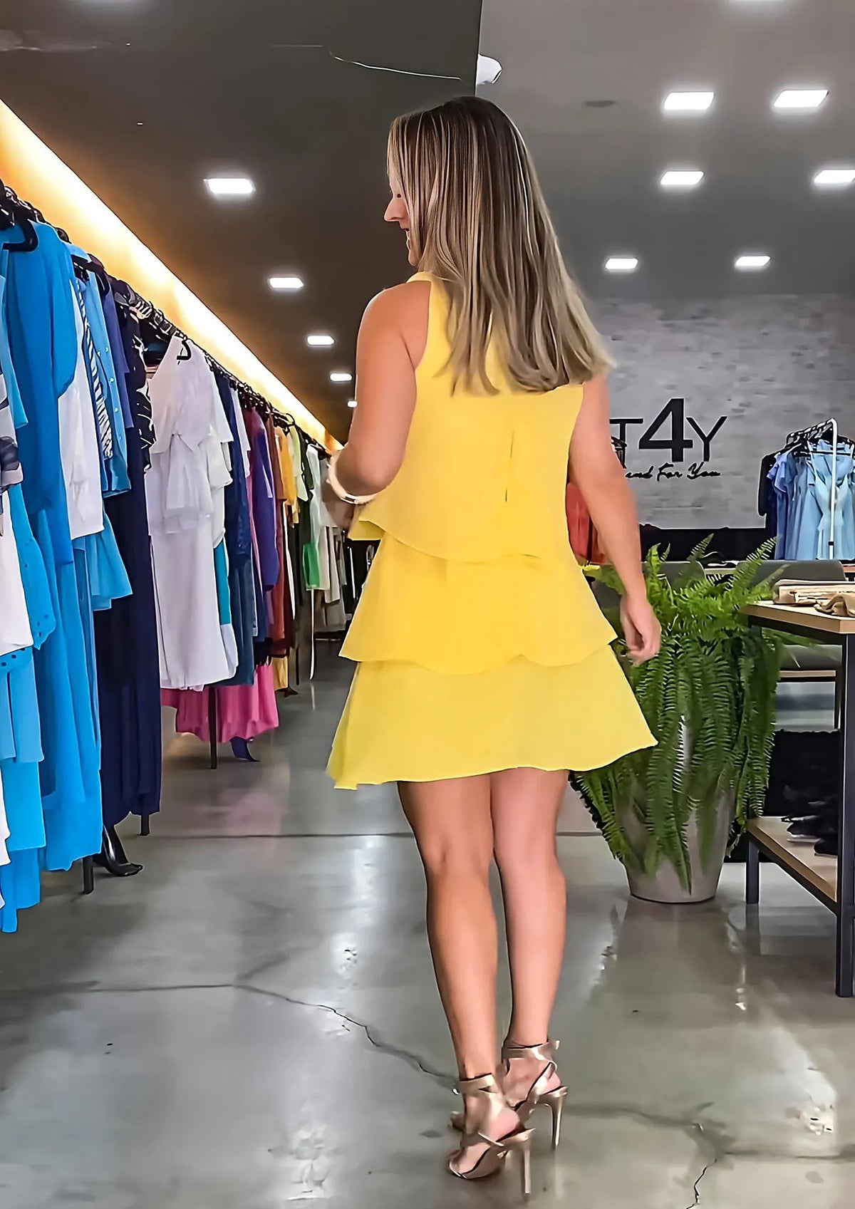 Sleeveless Double Layer Ruffle Dress👗Buy 2 Free Shipping