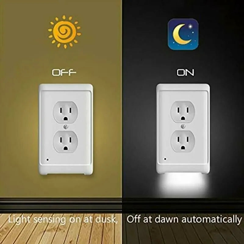 Outlet Cover Plate With Led Night Lights - Buy 3 Free Shipping