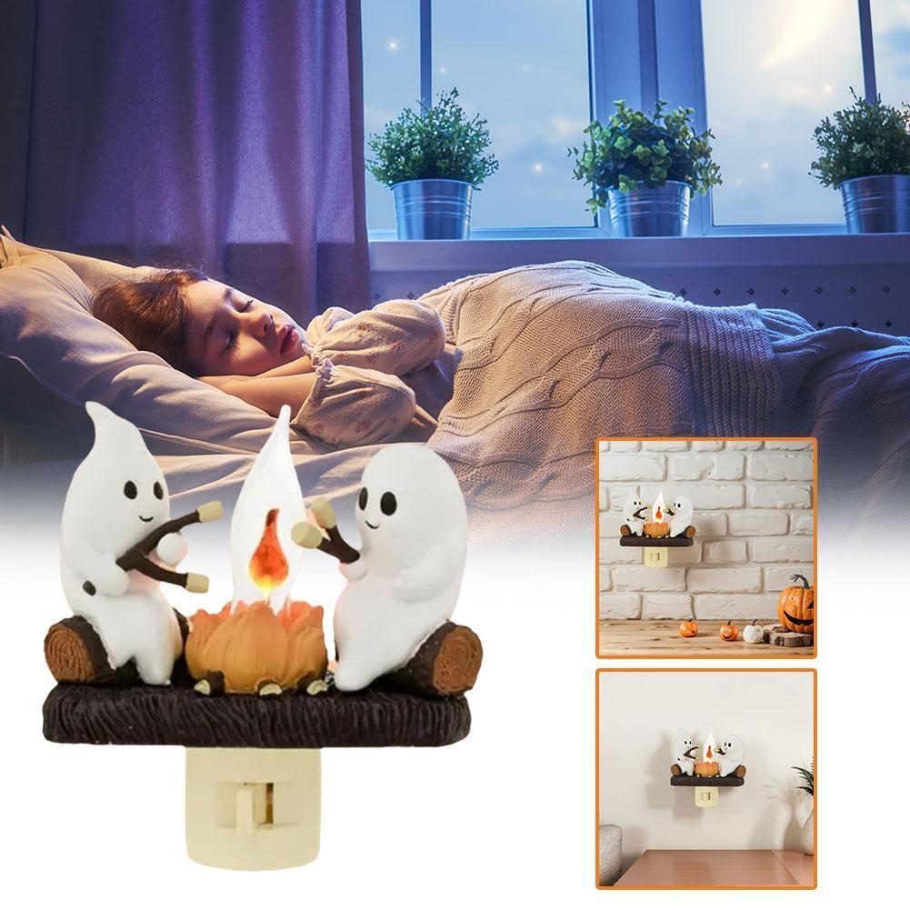 🔥🔥 Hot Selling Now & Ghost Campfire Flickering Nightlight✨🔥👻
