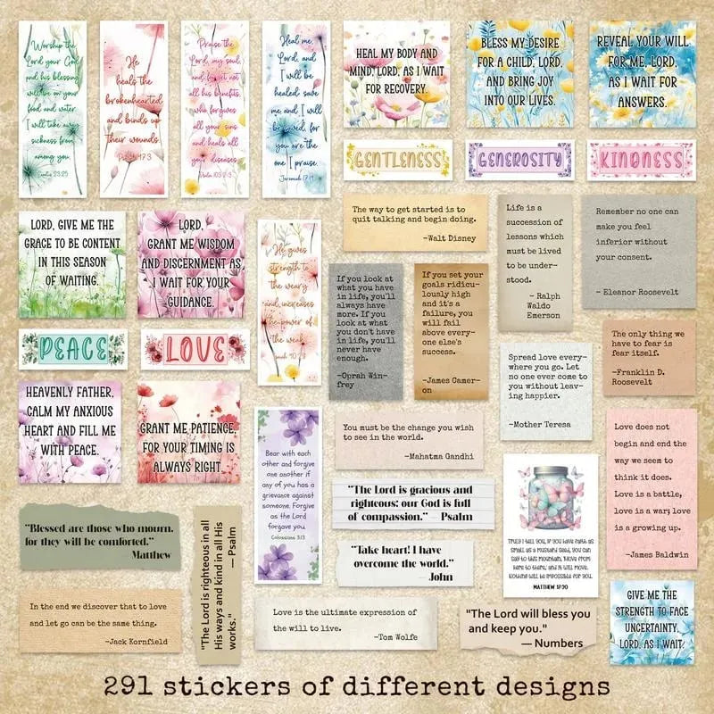 ✝️Motivational & Faith Sticker Book
