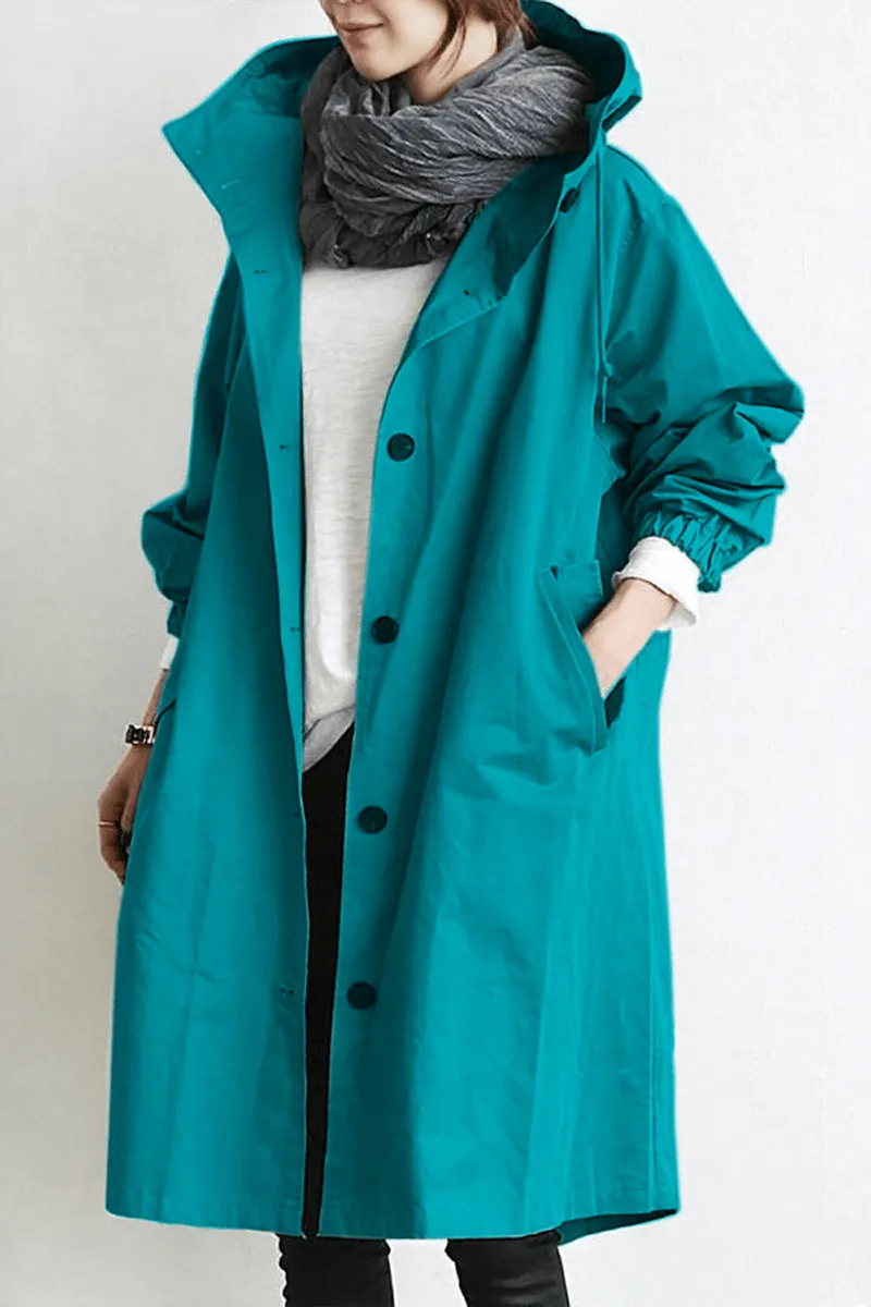 🔥LAST DAY 57% OFF - Hooded Trench Coat (BUY 2 FREE SHIPPING)