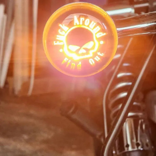 Funny Motorcycle Lens Cover ( 1 pair )