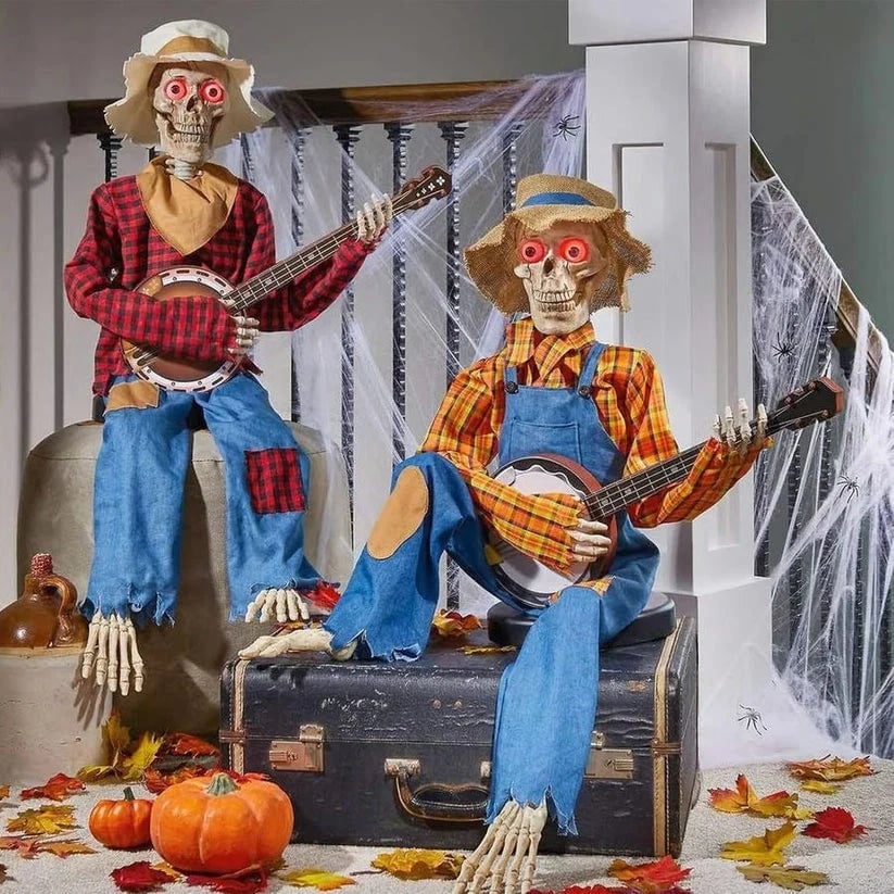🎉💀Funny Dueling Banjo Skeletons