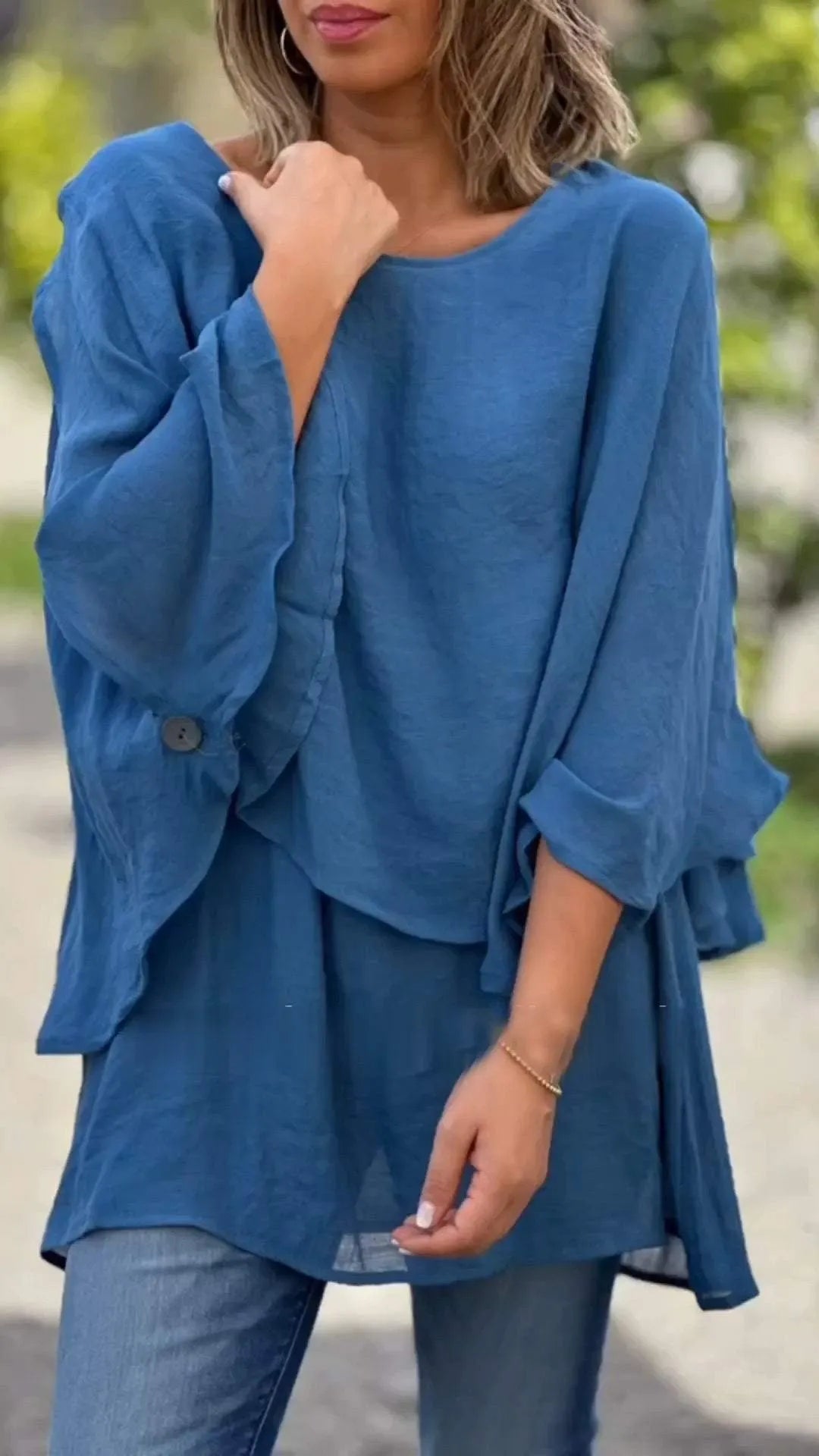 Women Cozy Irregular Top