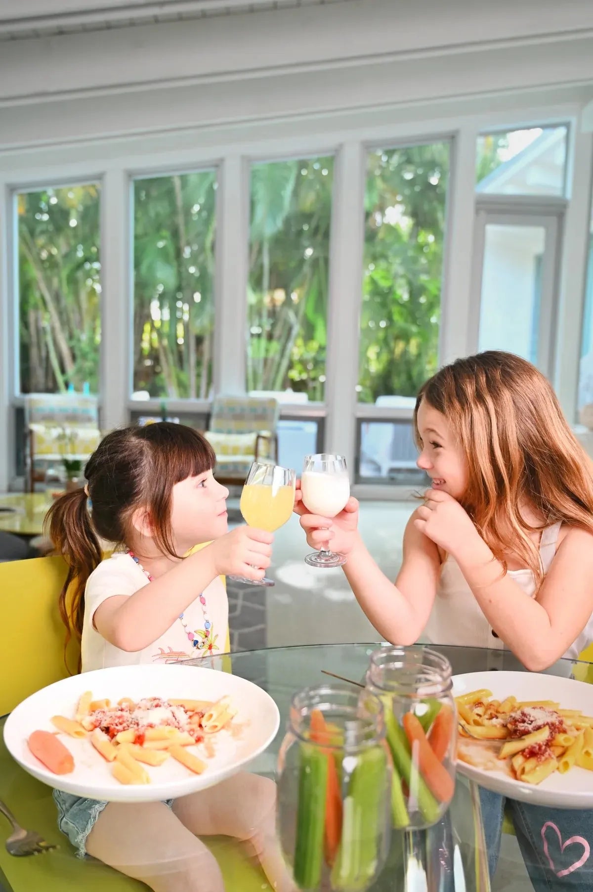 🏖️🥤 Tini Cheers 3-Pack Stemmed Kids Cups, Shatterproof BPA-Free Transparent Tritan Drinking Cups, Top-Rack Dishwasher Safe for Toddlers Ages 2+ 🍸️🍷