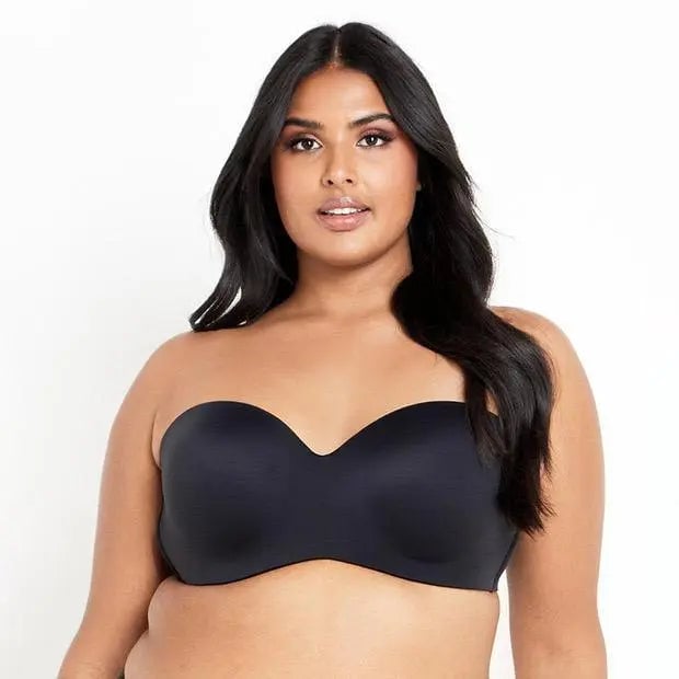 Full Support Non-Slip Convertible Bandeau Bra