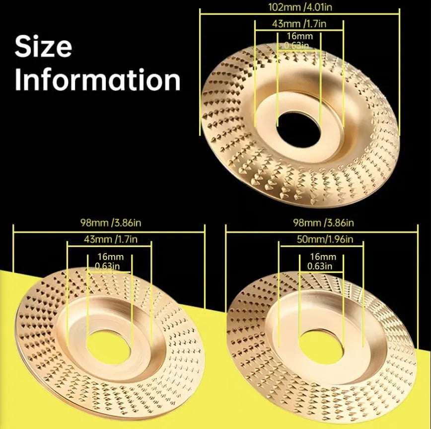 Pro-Grade Wood Cutting Discs(3 PCS)