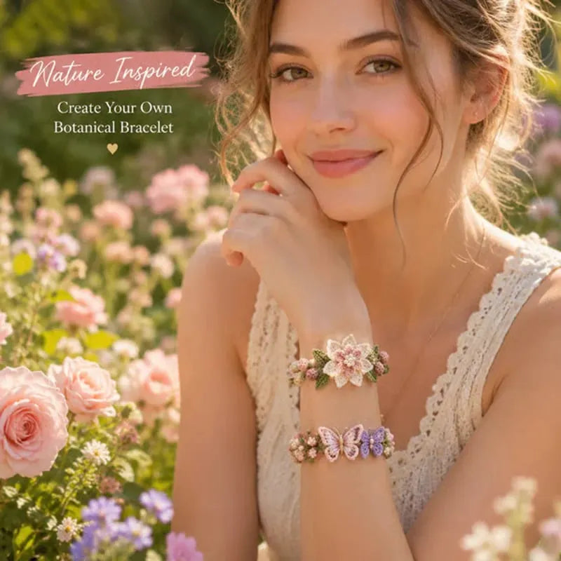🔥HOT SALE🔥Nature-Inspired DIY Crochet Bracelet Kit