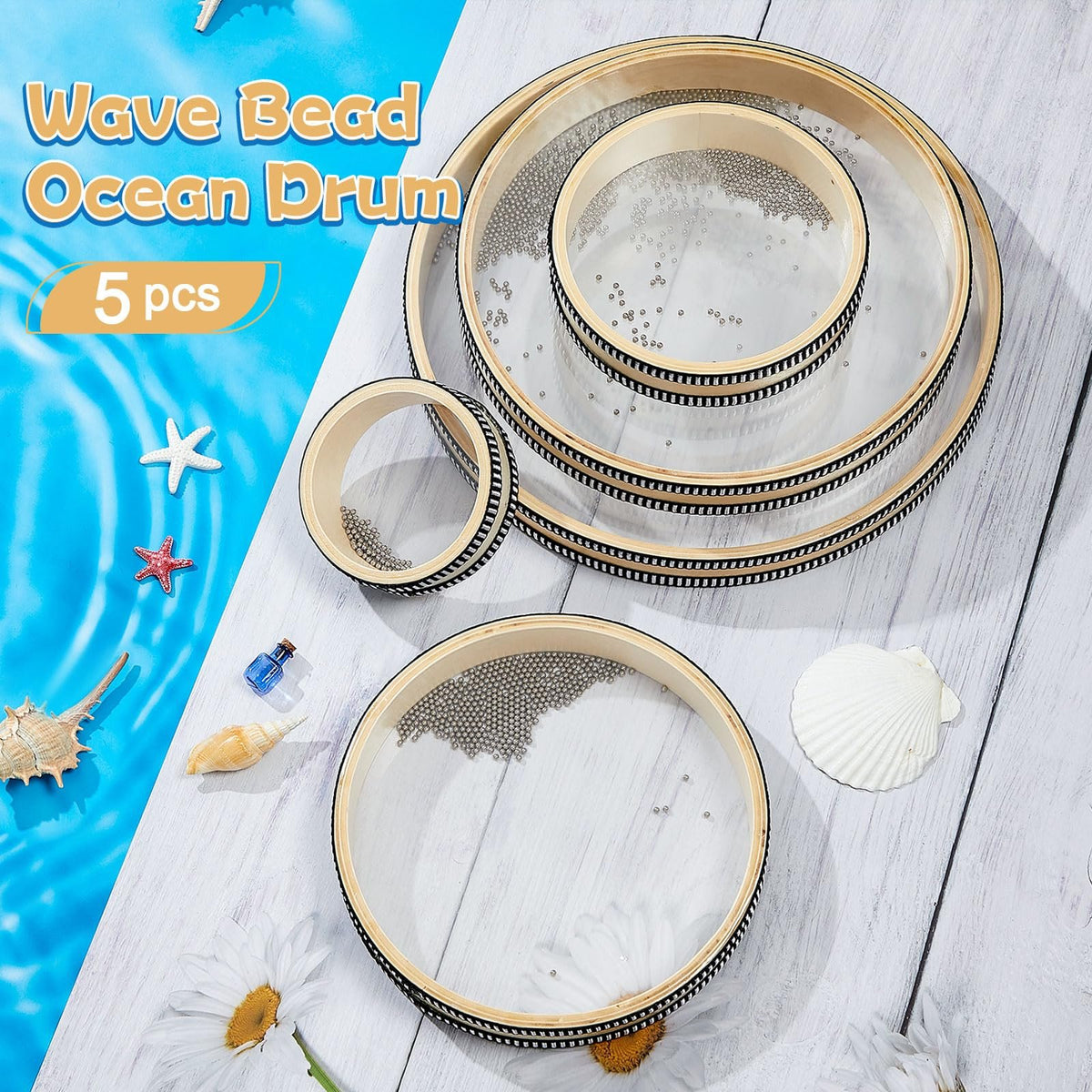 🎁New Year Hot Sale: Save 50% -💥4/6/8/10/12 Inch Ocean Drum
