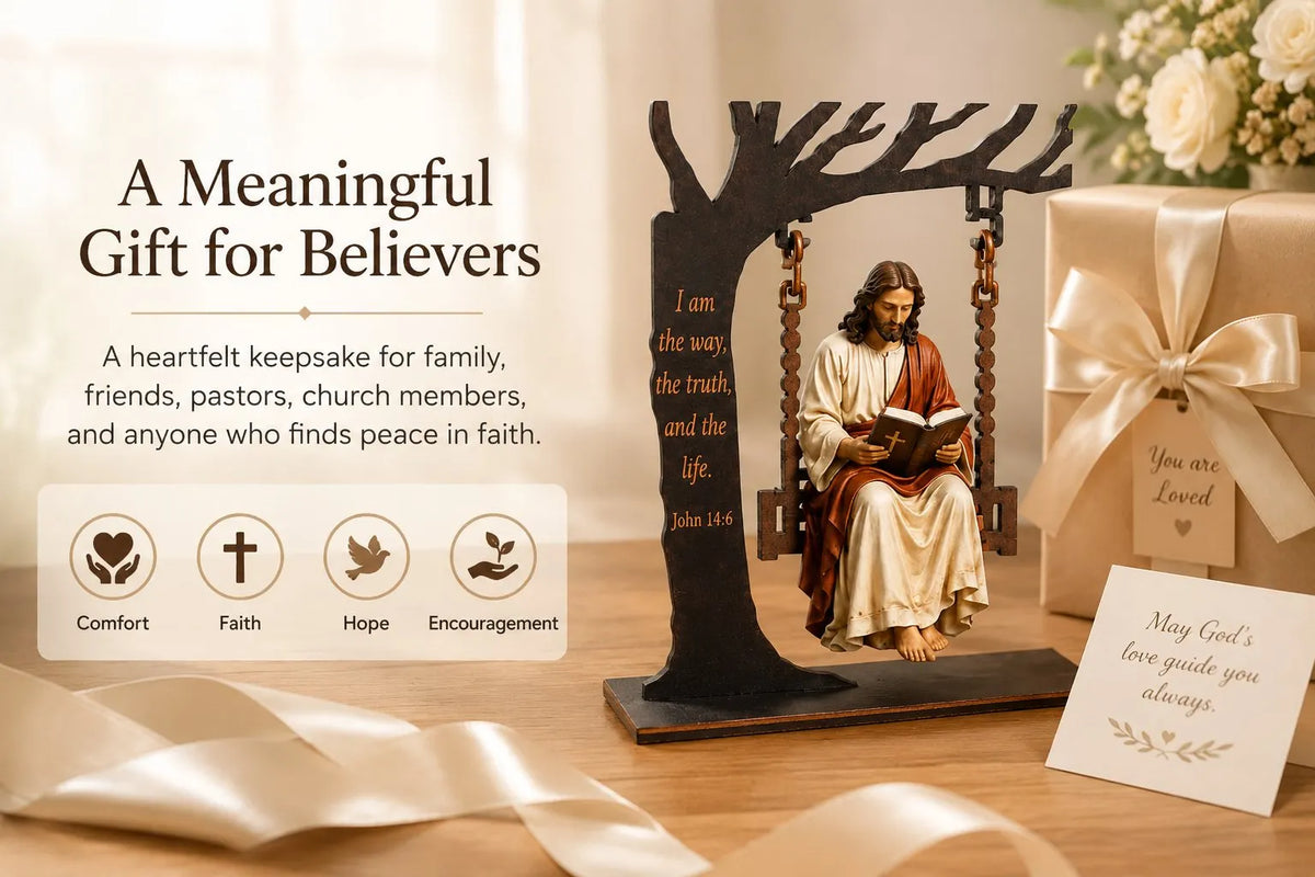🎉49% OFF - ✝️📚Christian Jesus Swing Ornament