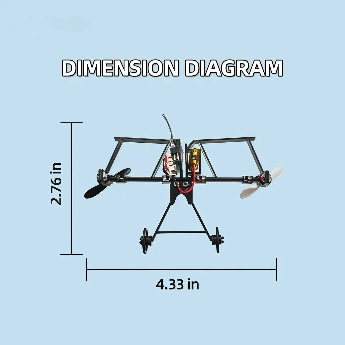 🔥HOT SALE🔥✈️ RC Paper Airplane Power Kit – Remote Control STEM Flying Toy 🚀