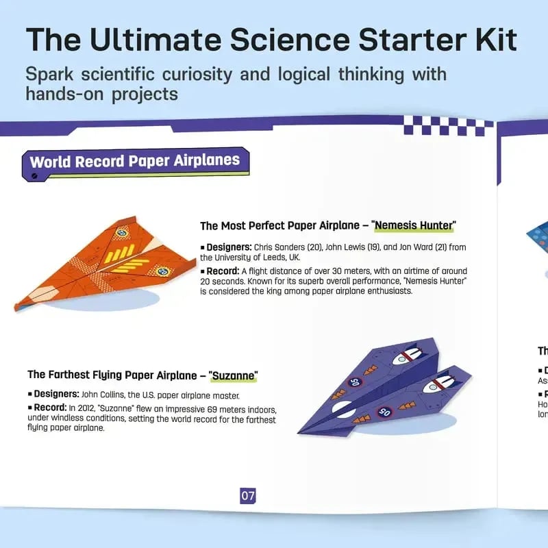 🎉✈️✨DIY Paper Airplane Book