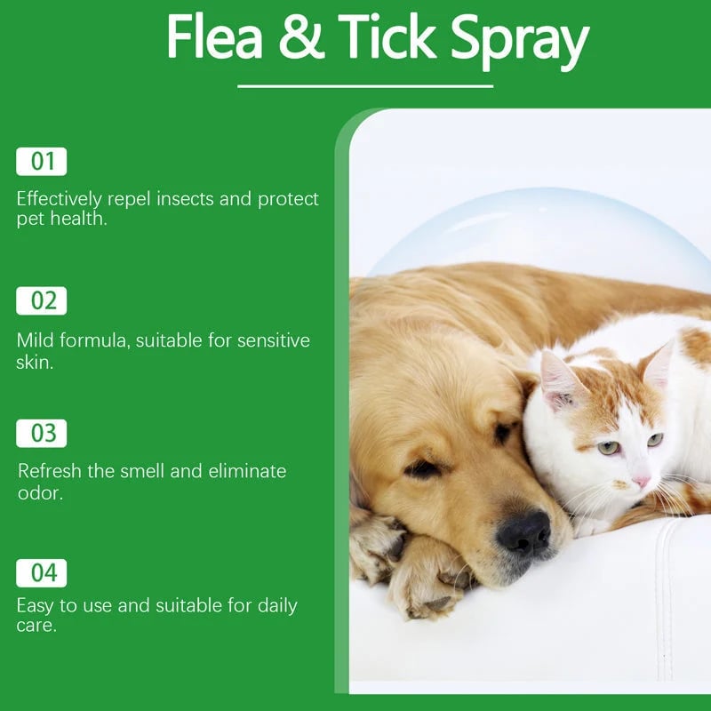 🔥HOT SALE🔥🍃Natural Flea & Tick Foam for Dogs and Cats🐾 Keep Your Beloved Pet Free from Pests