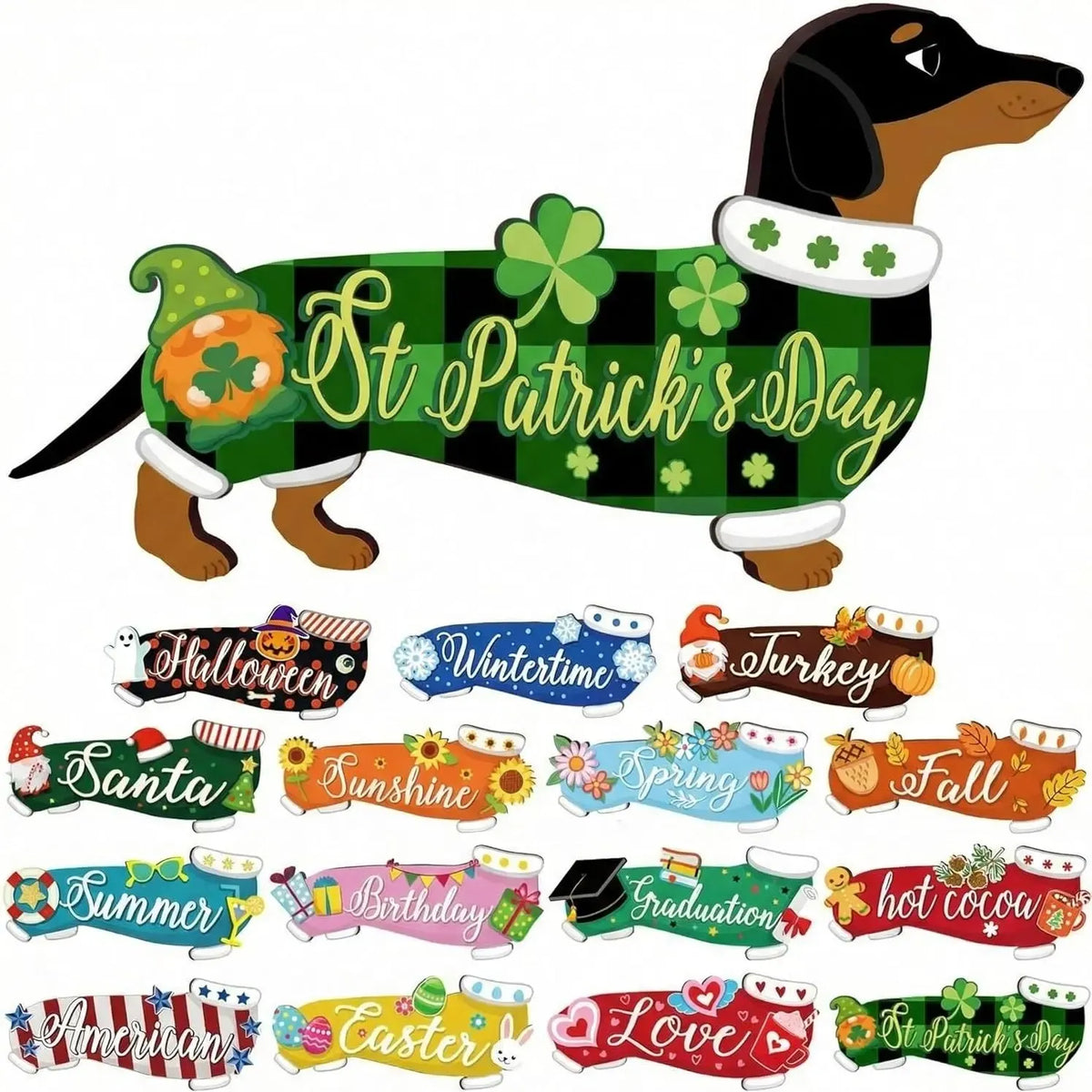🐣 Easter Special | Interchangeable Wooden Animal Decor