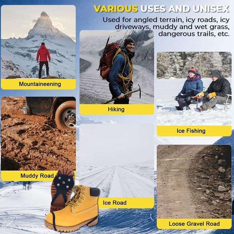 (🌲Early Christmas Sale- SAVE 48% OFF)Universal Non-Slip Gripper Spikes (Buy More Save More)