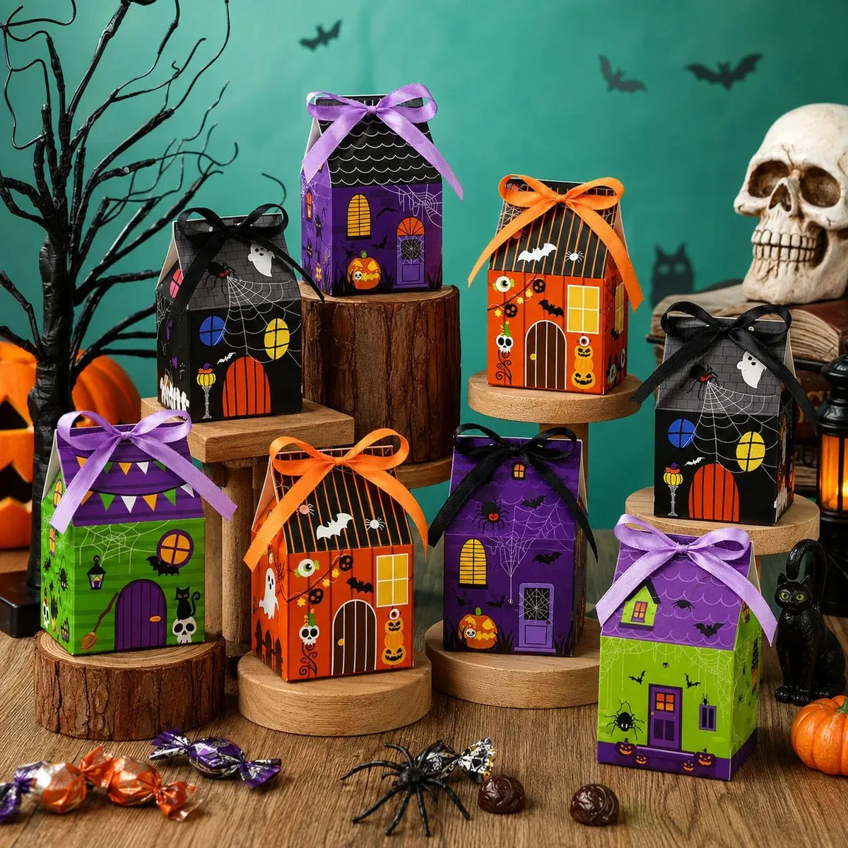 🎉🍬Halloween Mini Candy Boxes Treat Boxes🎃