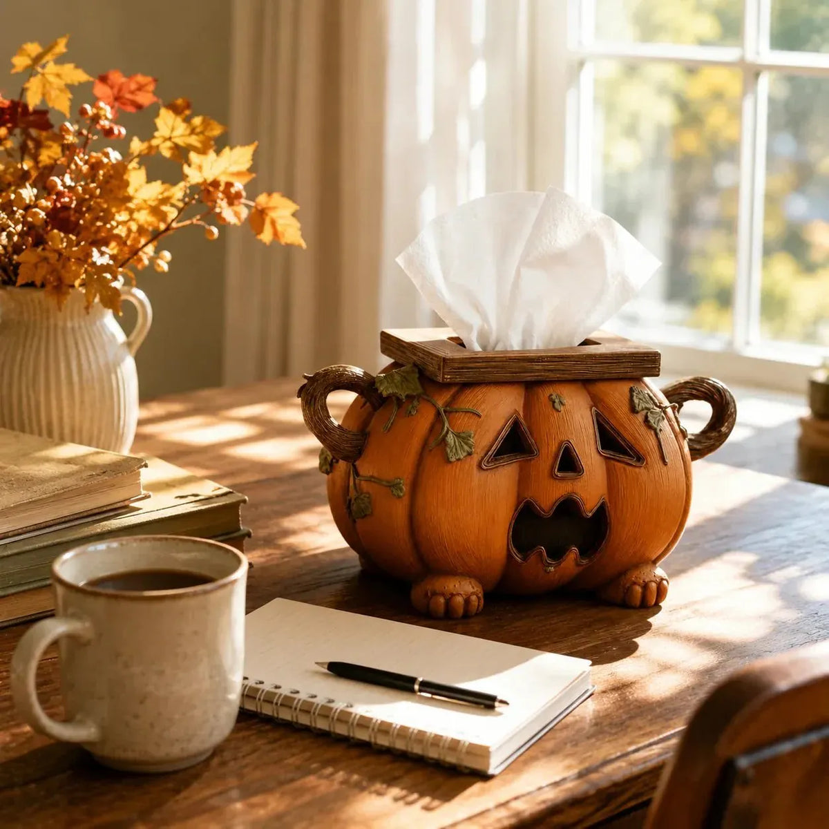 🔥HOT SALE🔥🎃🧻Pumpkin Tissue Box Cover