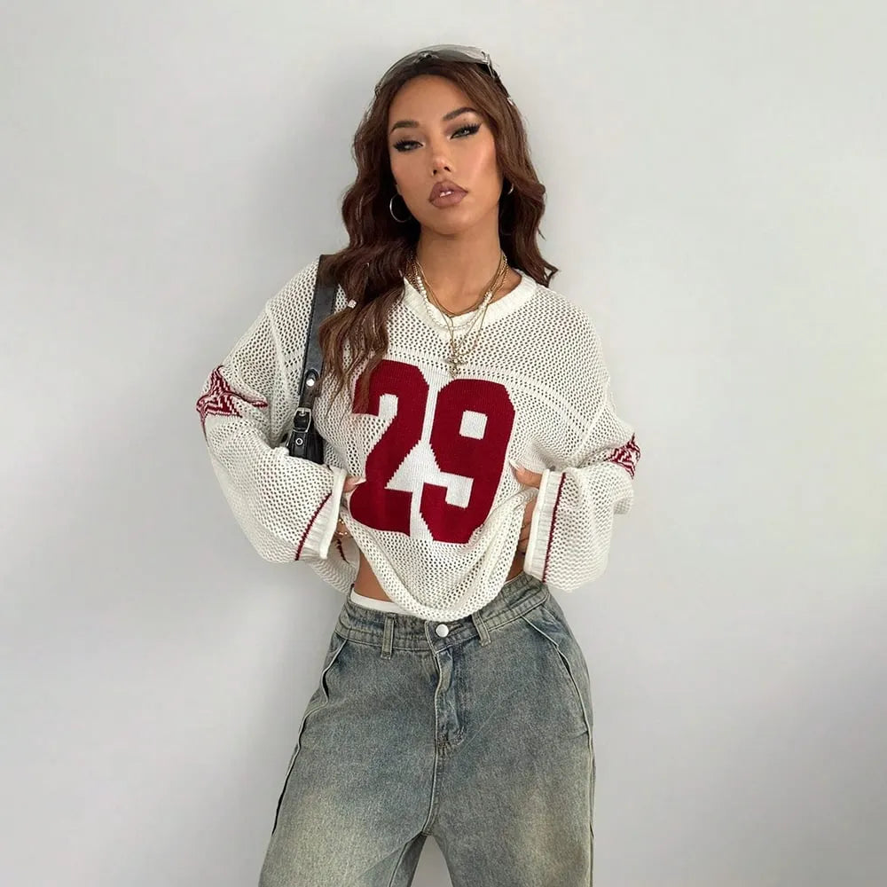 Women's Knitted Striped Jersey