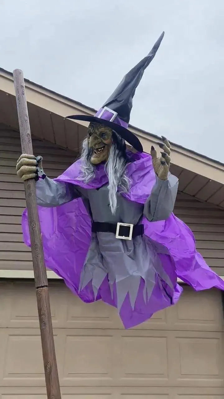 Animated Hovering Witch
