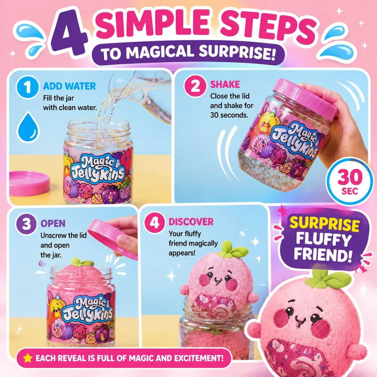 🎉✨ Surprise Reveal Squishy Characters | The Water Reveal Toy That Brings Magic To Life
